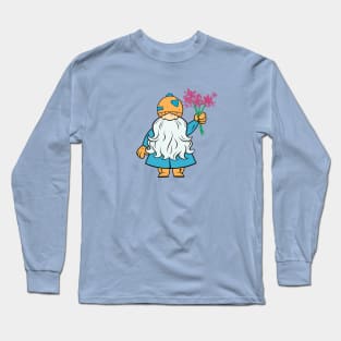 Gonk Gnome with Flowers Long Sleeve T-Shirt